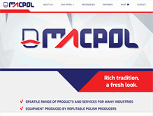 Tablet Screenshot of macpol.pl